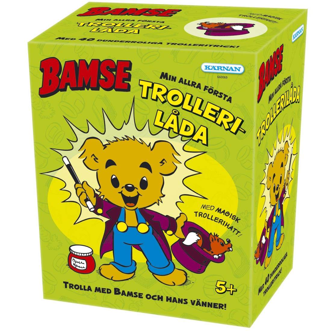 Produktfoto för Bamse Trollerilåda med hatt