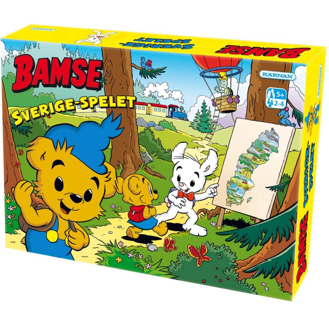 Produktfoto för Bamse Sverige-Spelet