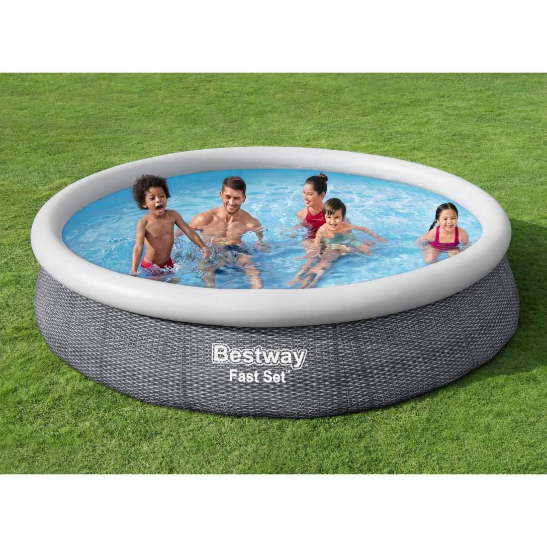 Alternativ bild 1 för Bestway® Fast Set™ Round Inflatable Pool Set 3.66 m x 76 cm 5.377 L