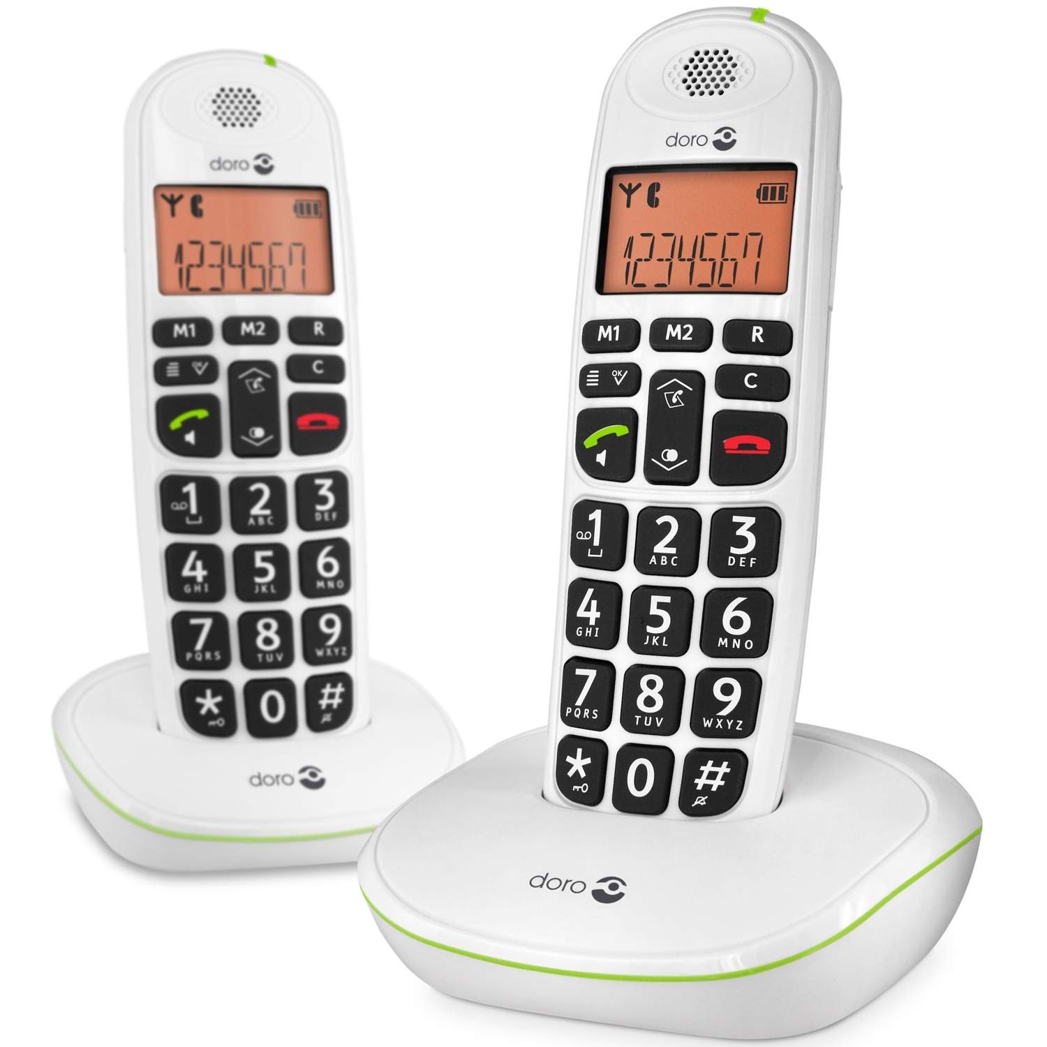 PhoneEasy 100w Duo Hvid billede