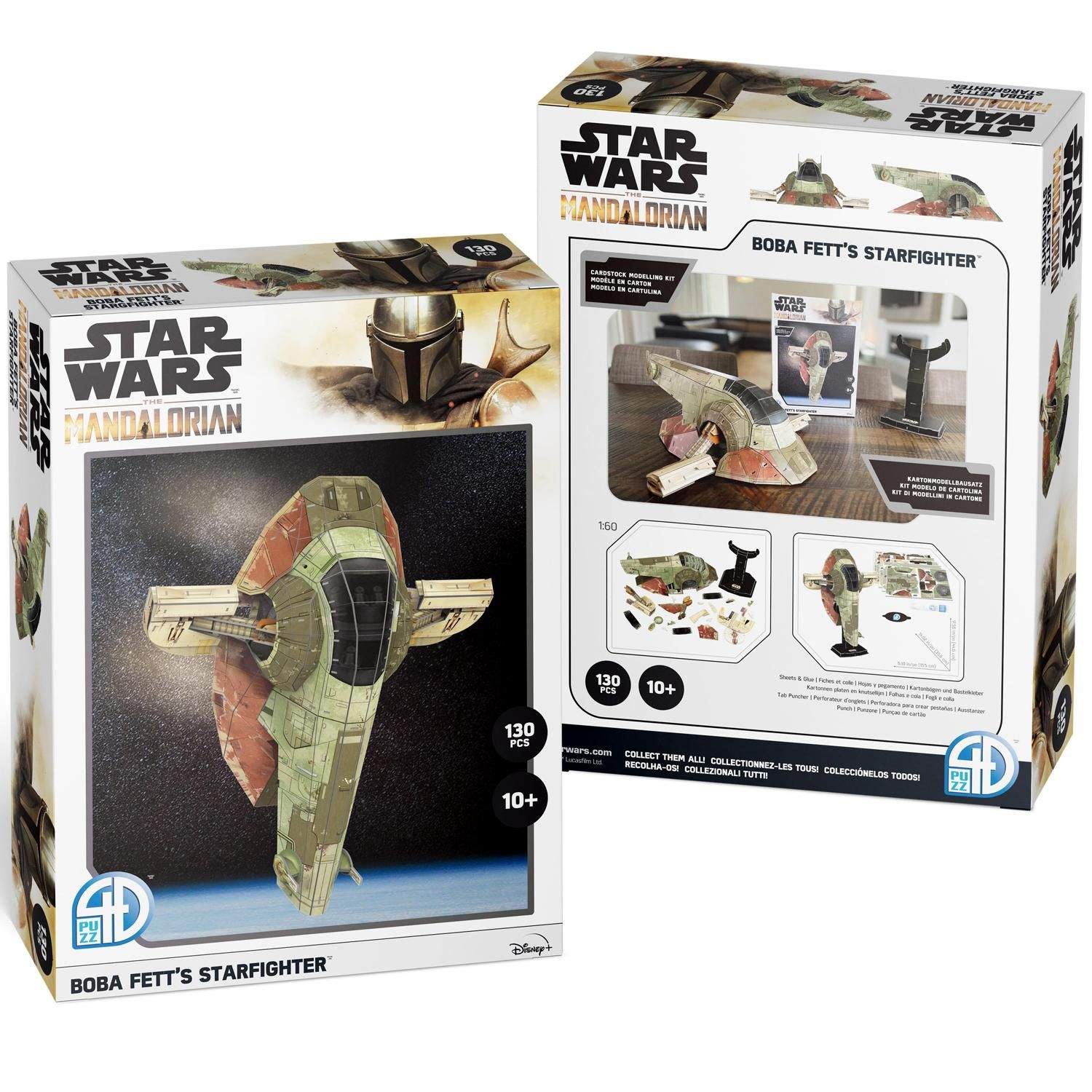 Boba Fetts Starfighter 3D Puslespil 130 stk