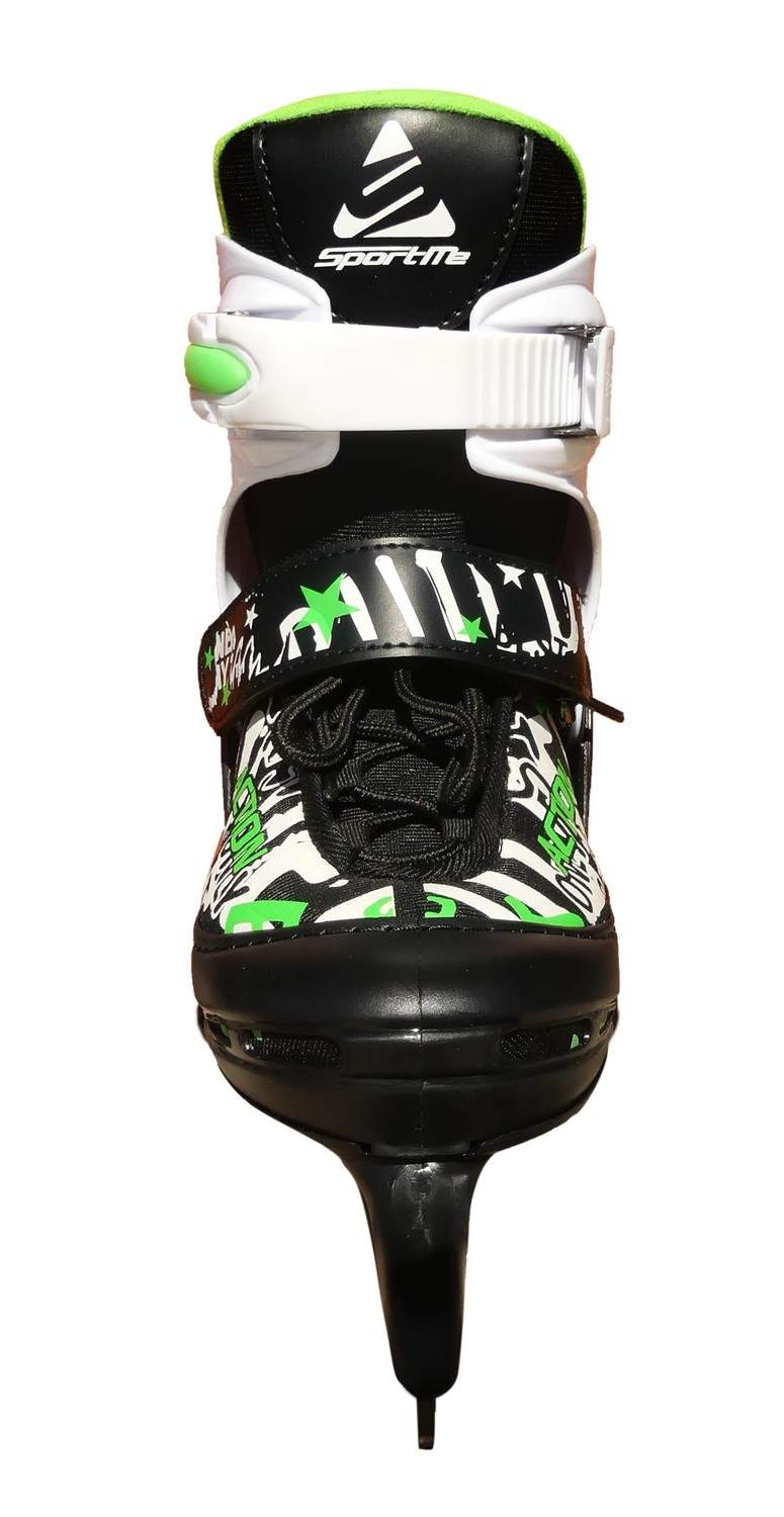 Alternativ bild 1 för Skridsko Grön stl 30-33