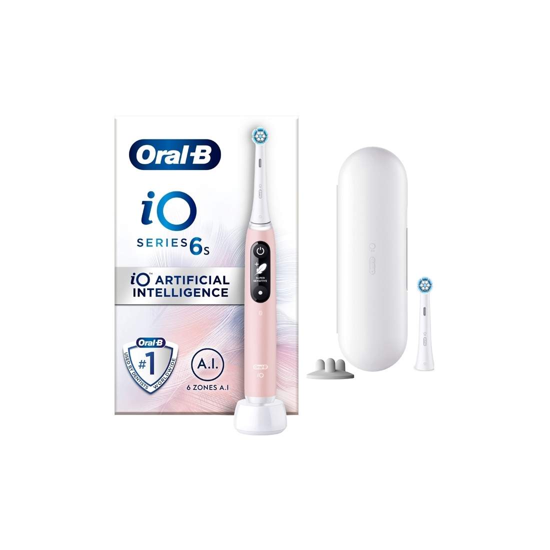 Eltandborste iO6 Series M6 Pink | Elektronik - Speltillbehör - Nintendo - Nintendo Switch - Laddare | Pryloteket