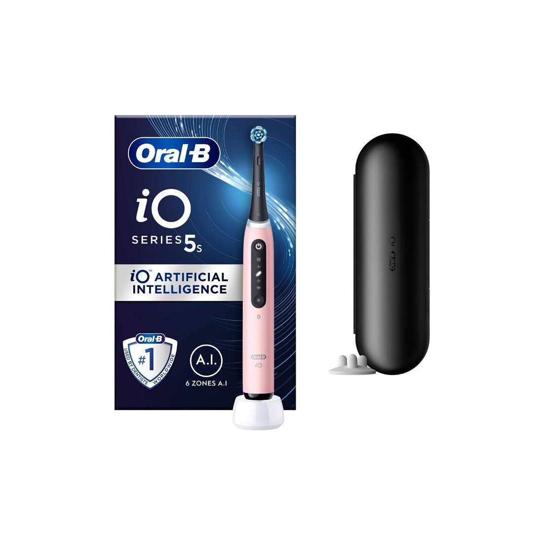 Eltandborste iO5s Blush Pink | Elektronik - Speltillbehör - Nintendo - Nintendo Switch - Laddare | Pryloteket