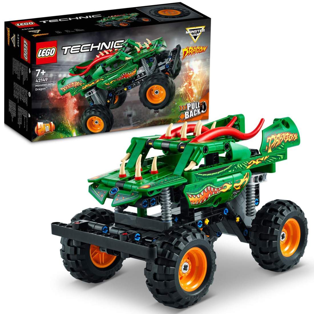 Technic - Monster Jam Dragon 42149 | Hem & Hobby - Hem & Hushåll - Bygg | Pryloteket