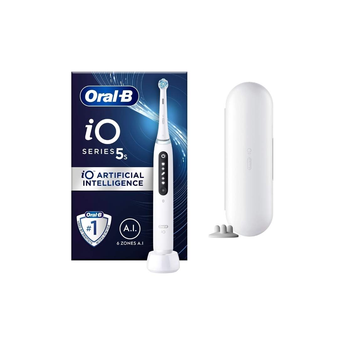 Eltandborste iO5s Quite White | Elektronik - Speltillbehör - Nintendo - Nintendo Switch - Laddare | Pryloteket