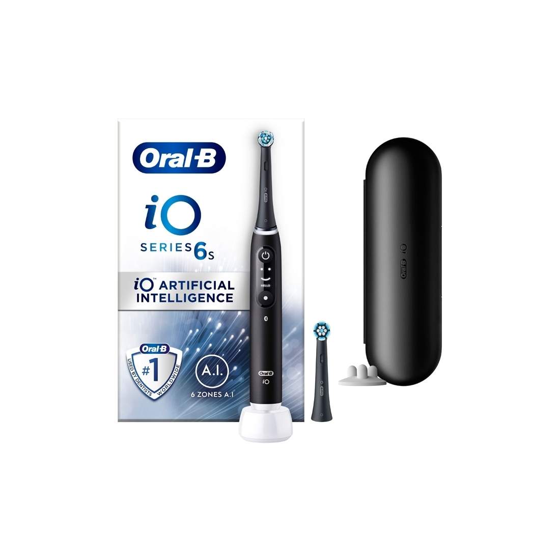 Eltandborste iO6S Black Lava | Elektronik - Speltillbehör - Nintendo - Nintendo Switch - Laddare | Pryloteket
