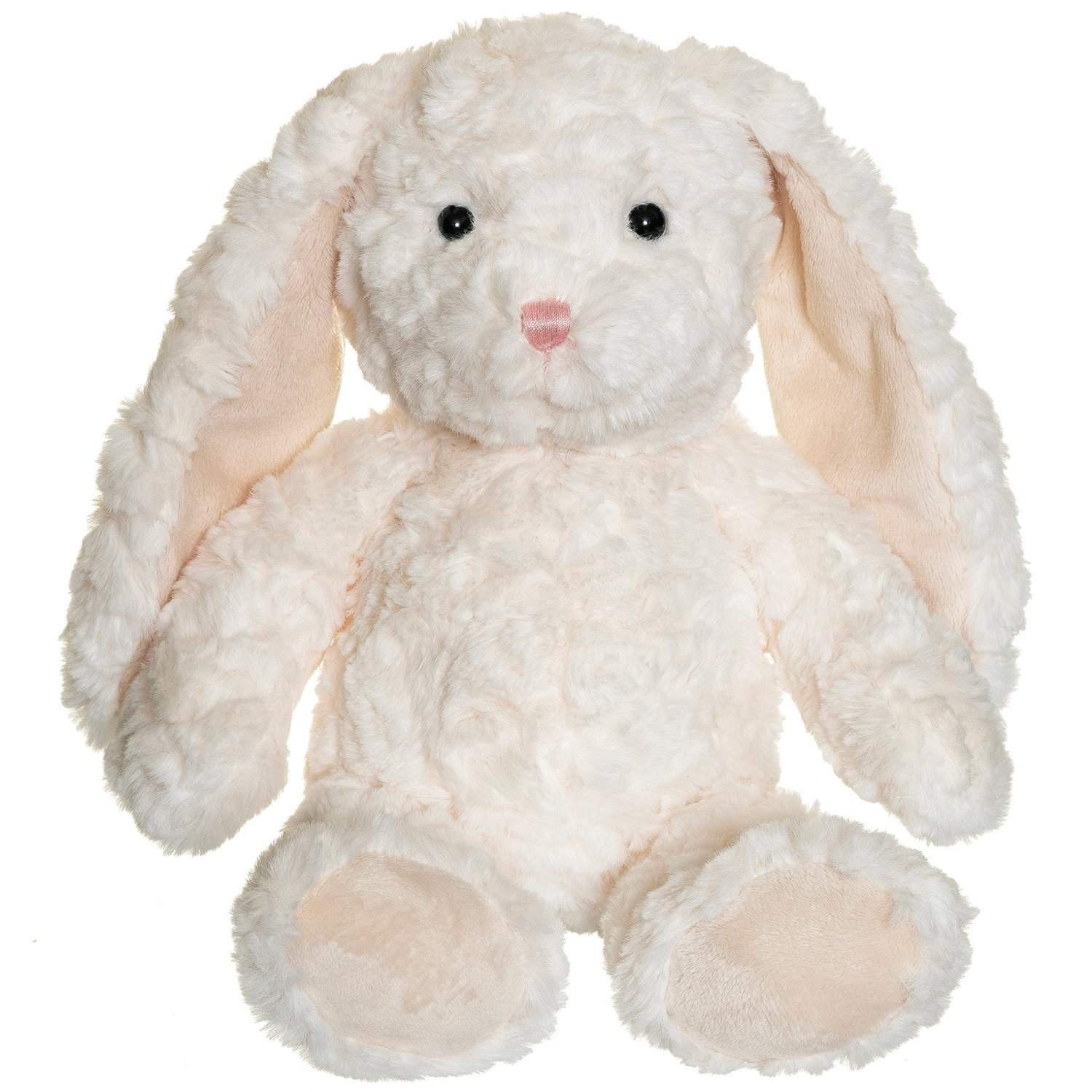 Kaninplyslegetøj, cremefarvet, 30 cm, maskinvaskbar