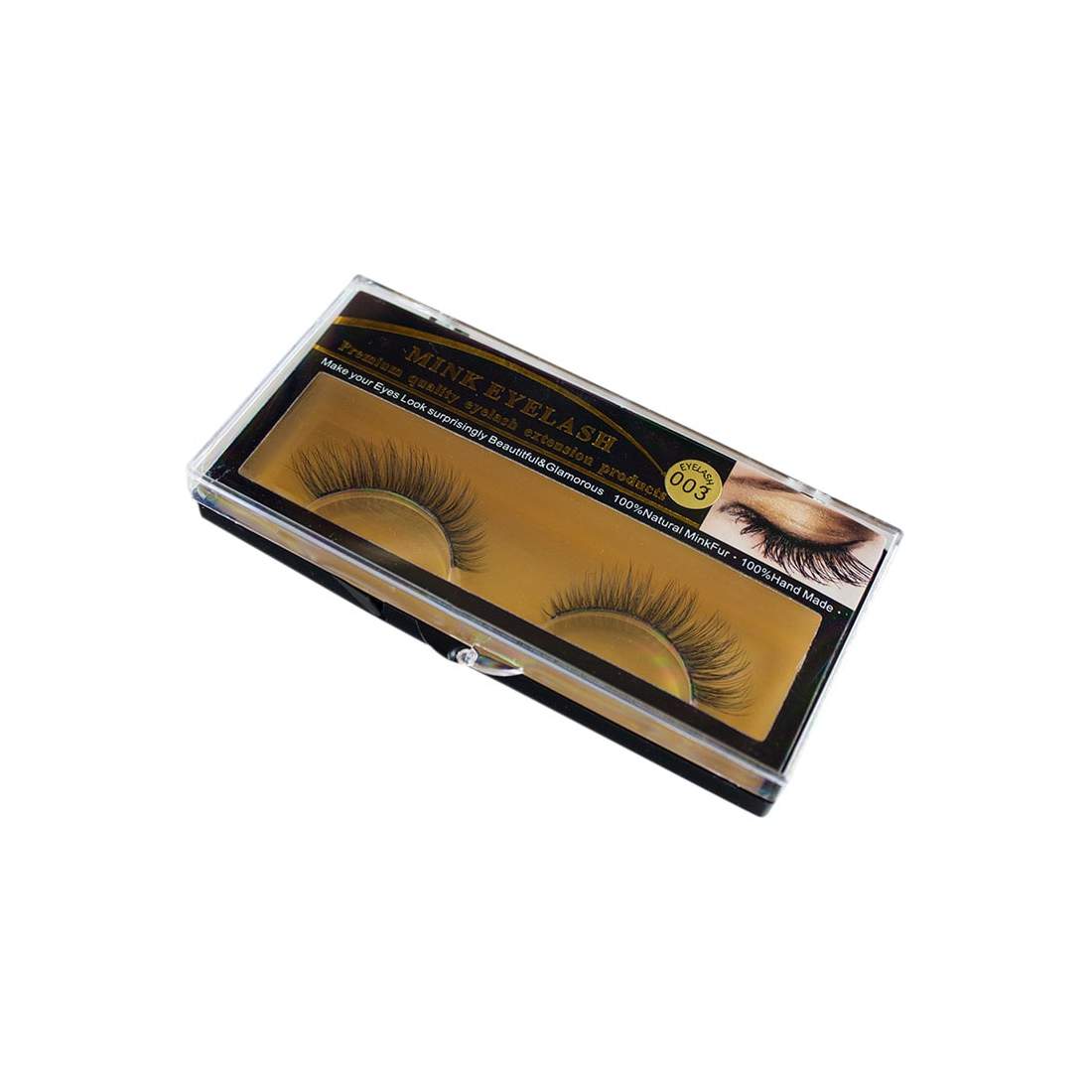 Lyxiga lösögonfransar av minkpäls - 003 | Hälsa & Skönhet - Smink & Tillbehör - Sminktillbehör | Pryloteket