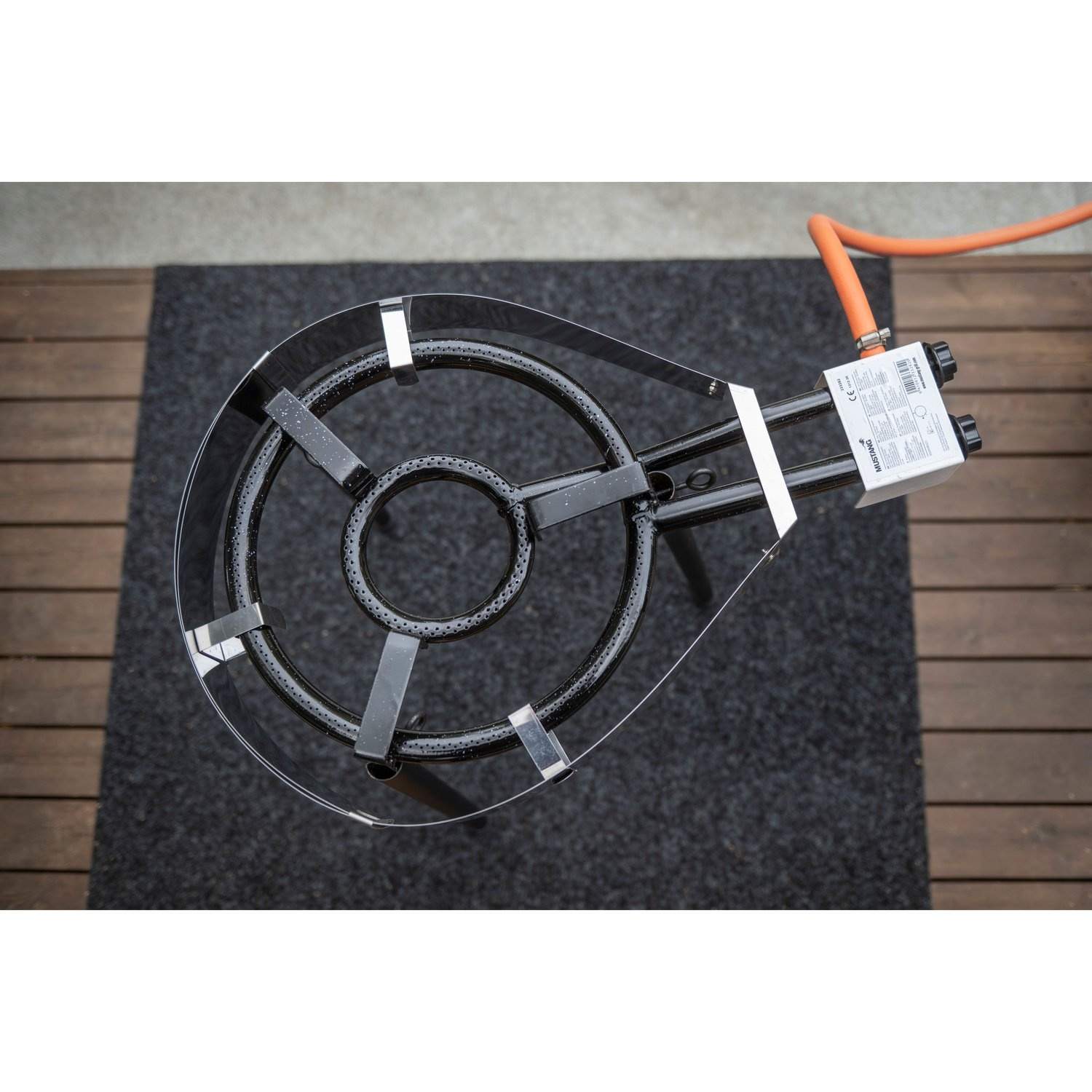 Alternativ bild 1 för Gas ring Brännare Emaljerad 35cm