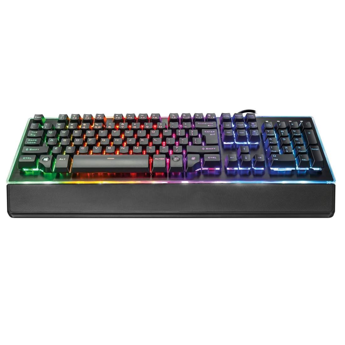 Alternativ bild 1 för Trust Gaming GXT 860 Thura Semi-mechanical Keyboard - Tangentbord - Nordisk - Svart