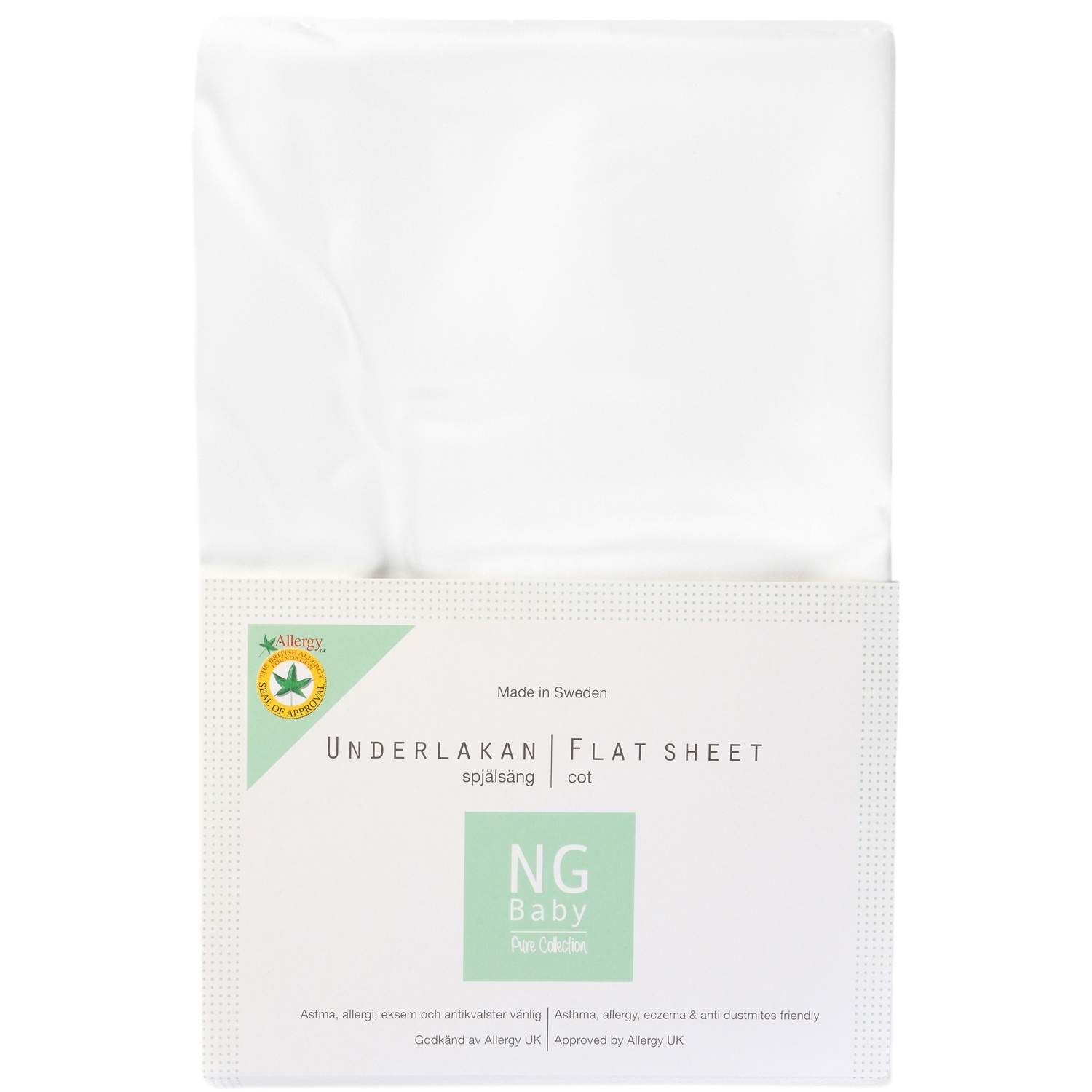 Alternativ bild 1 för NG Baby underlakan vagn/vagga, pure, Pure