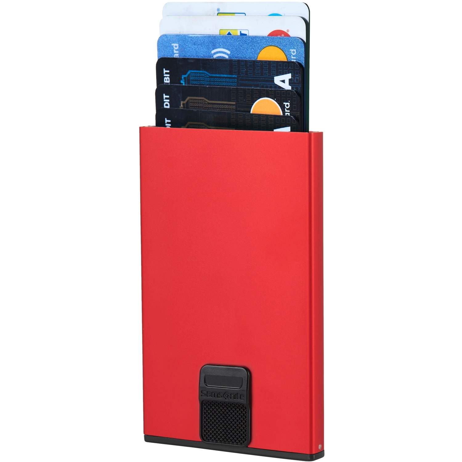 Samsonite Kortholder Wallet ALUFIT RFID Slide Alu Rød