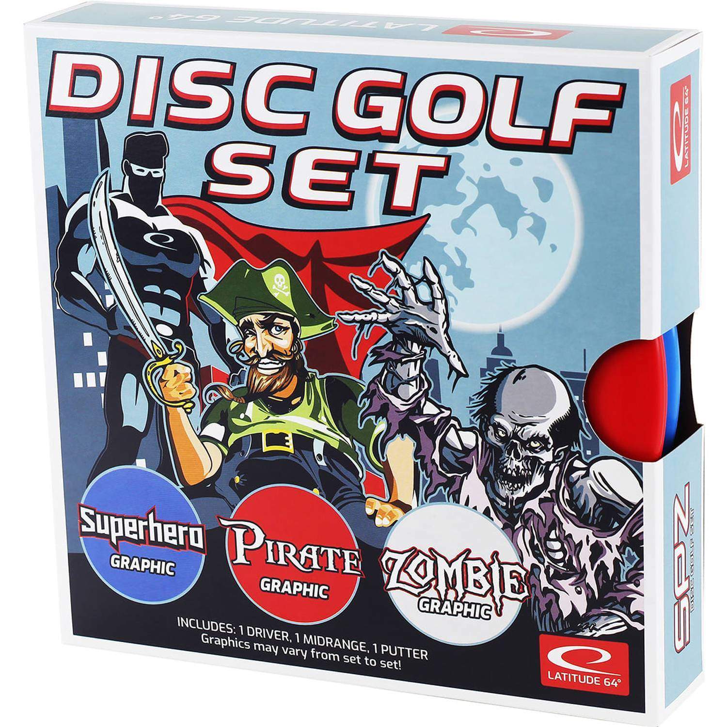 Disc Golf Sæt SPZ 3 forskellige Discs