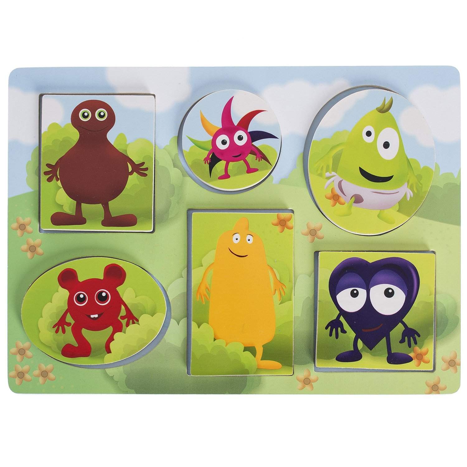 Søger puslespil 6 figurer billede