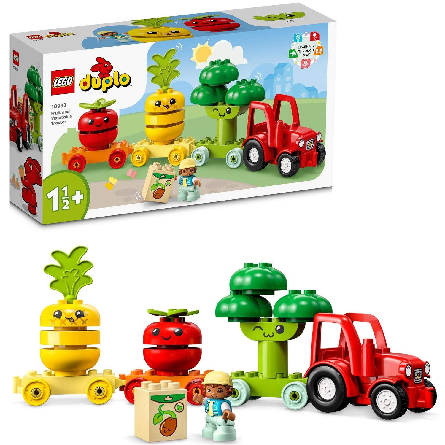 DUPLO - Frugt- og grønttraktor 10982
