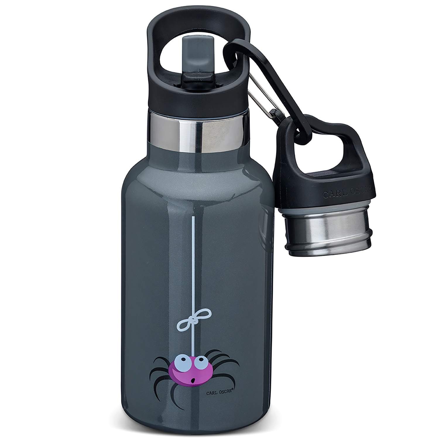 Carl Oscar Termoflaske - TEMPflask - 350 ml - Grey Spider