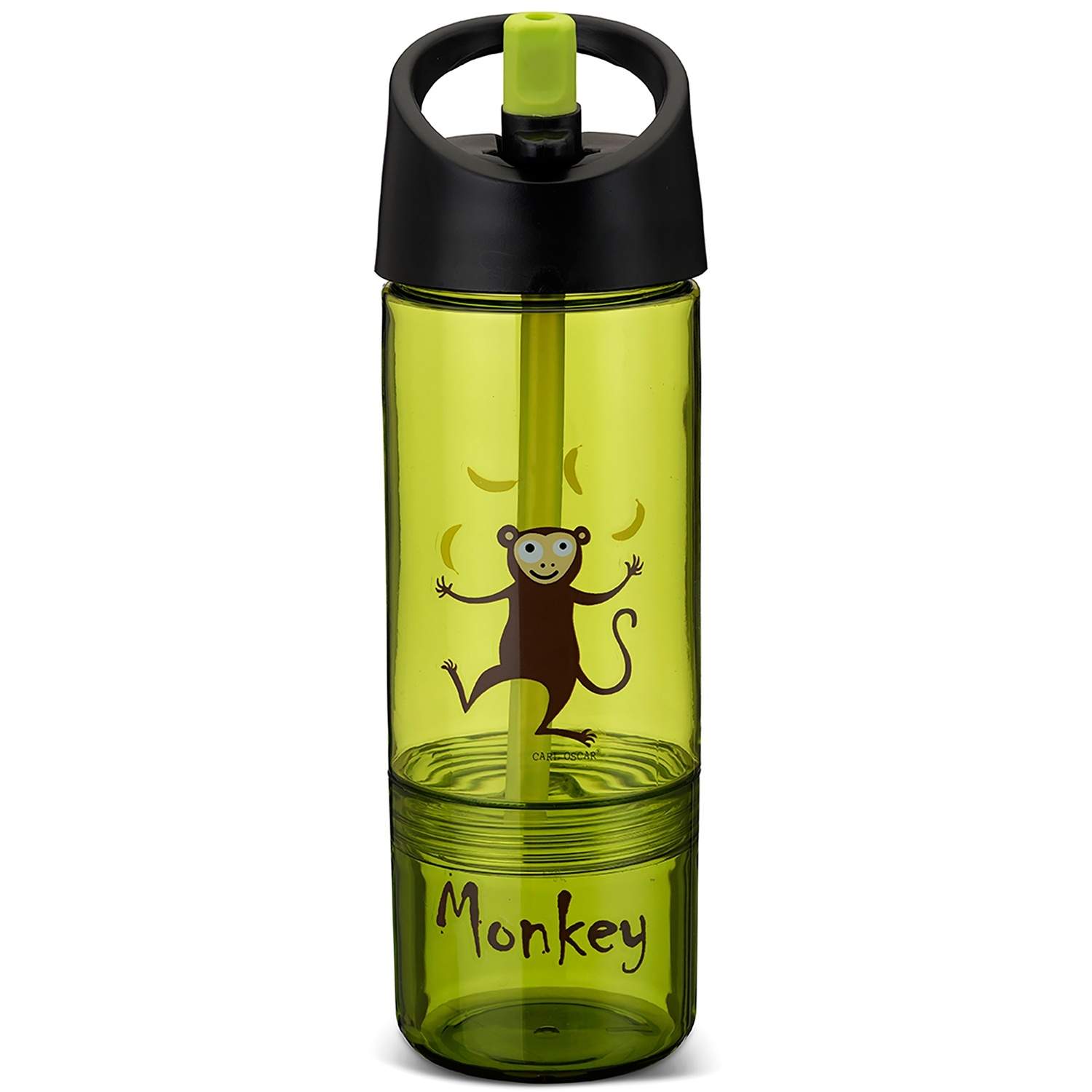 Børneflaske 2 i 1 0,3 + 0,15L Lime billede