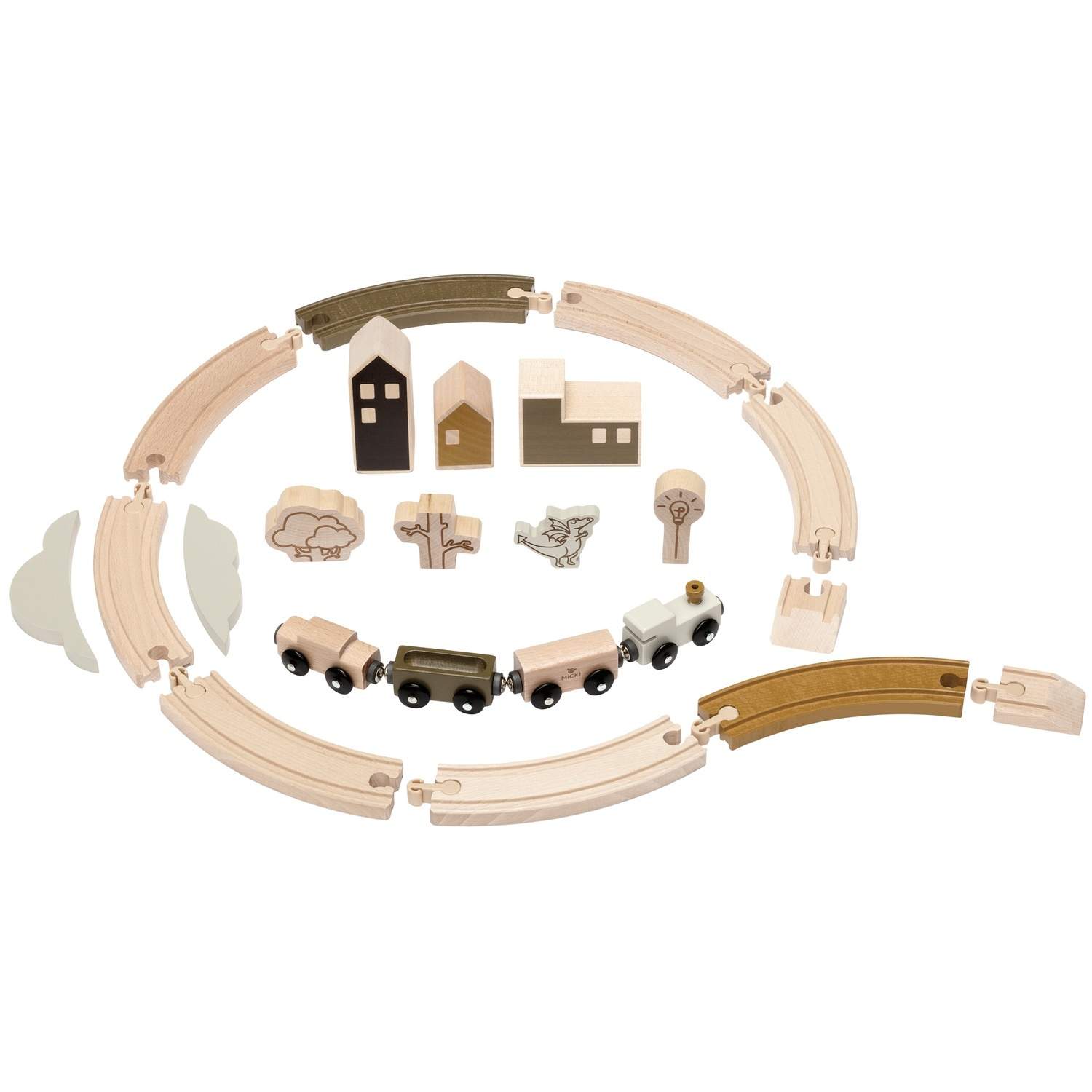 Alternativ bild 1 för Micki Mickey train set