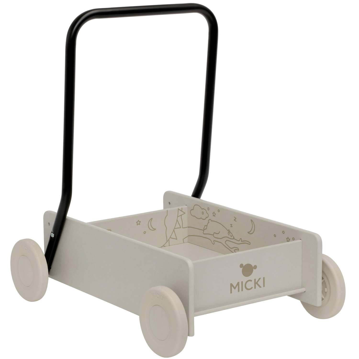Micki Lær at gå barnevogn, Beige