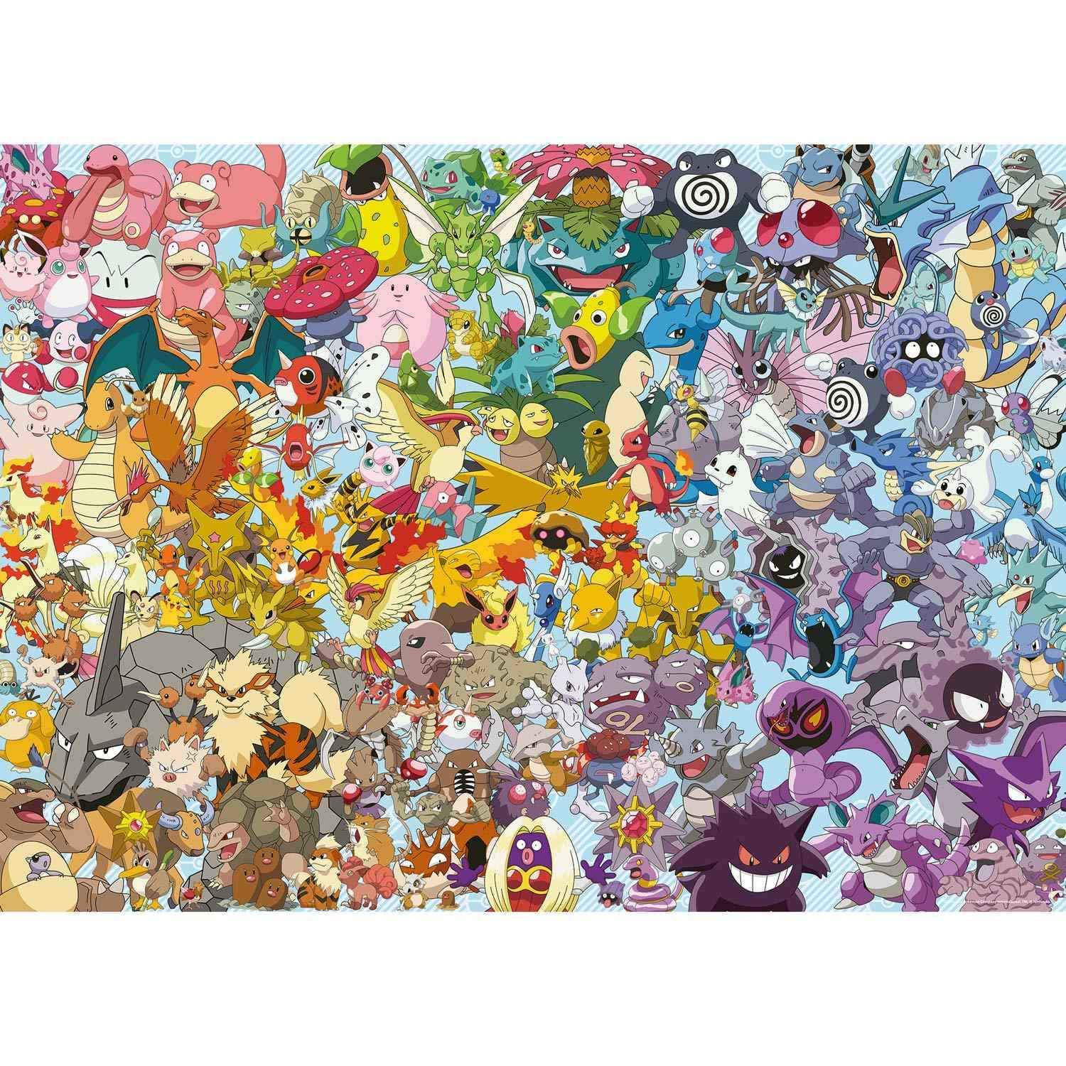 Alternativ bild 1 för Ravensburger Pokemon - Utmaning - pussel - 1000 delar