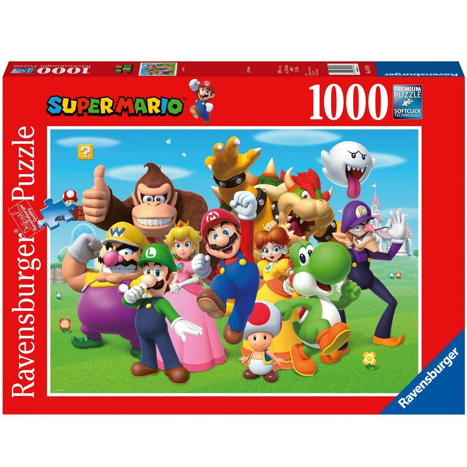 Alternativ bild 0 för Ravensburger - Super Mario - pussel - 1000 delar