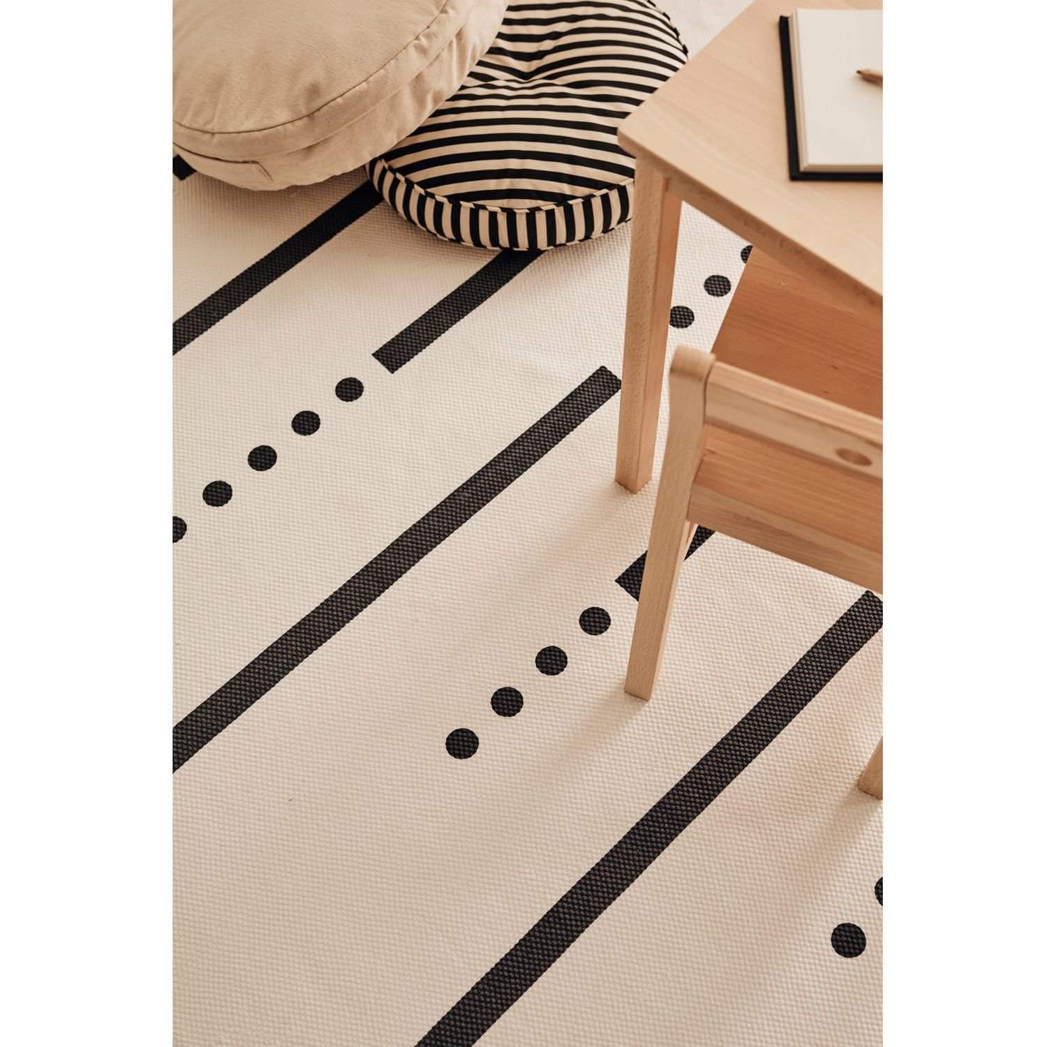 Alternativ bild 1 för Kids Concept - Matta Vit Grå 130X160 Cm