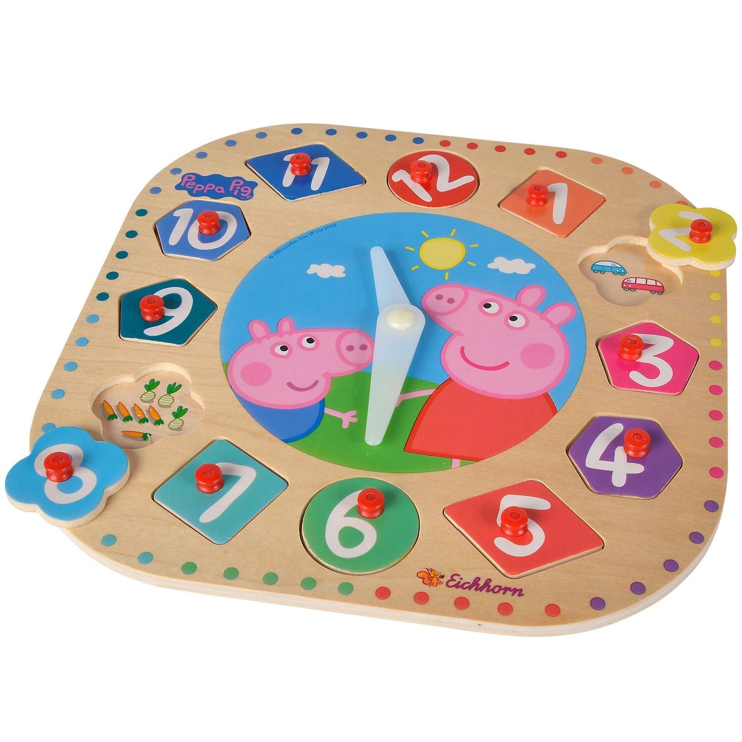 Greta Pig Puzzle ur