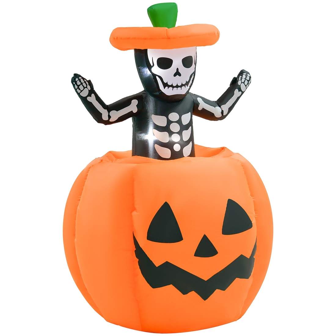 Uppblåsbar 150 cm Halloween-pumpa med LED | Leksaker & Spel - Leksaker - Leksaksfigurer & Dockor - Actionfigurer - DC | Pryloteket