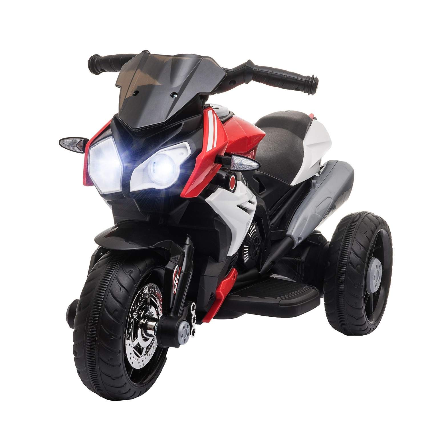 Børnemotorcykel 6V med Musik & Lys, 3-5 år