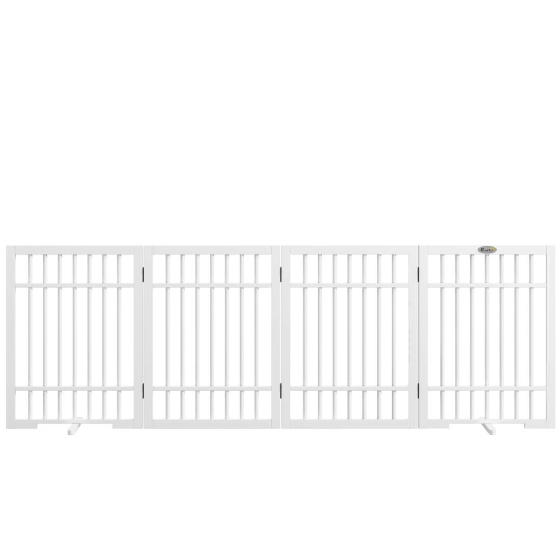 Vikbar hundgrind i trä, 183x61 cm, 4 delar | Hem & Hobby - Husdjur - Hund - Hundgrindar | Pryloteket