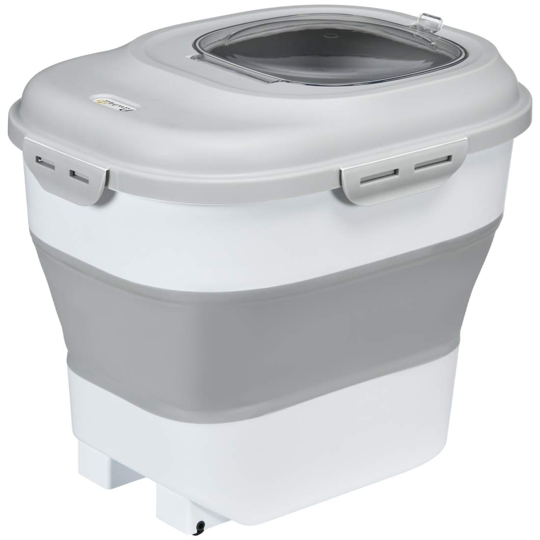 Hopfällbar Hundmatsförvaring 25L med Hjul och Skålar | Elektronik - Tillbehör Mobil & Surfplatta - Mobiltillbehör - Mobilkablar - Tillbehör | Pryloteket