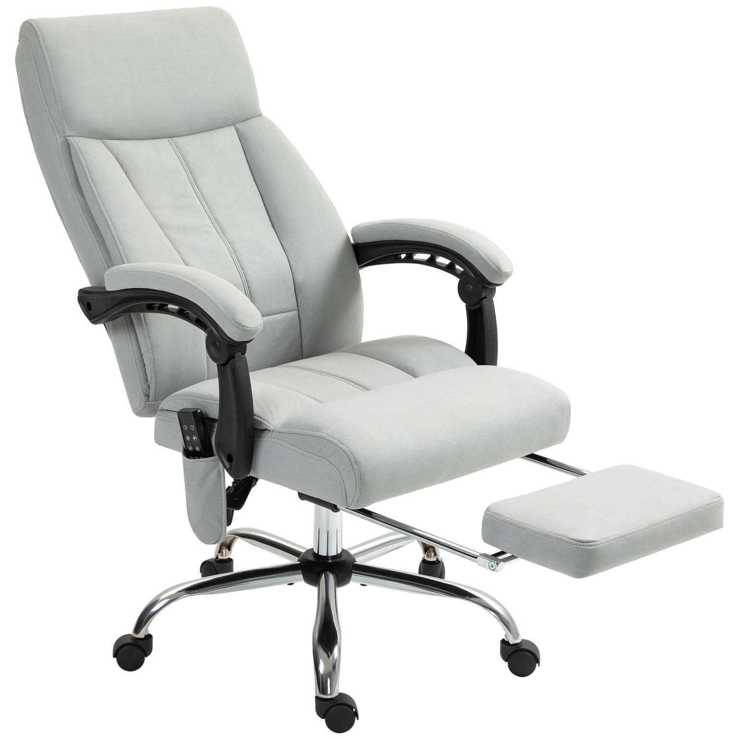 Ergonomisk massage kontorstol med fodstøtte