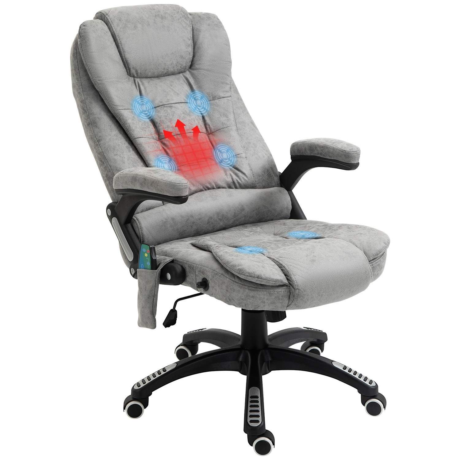 Ergonomisk kontorstol med massage og varme