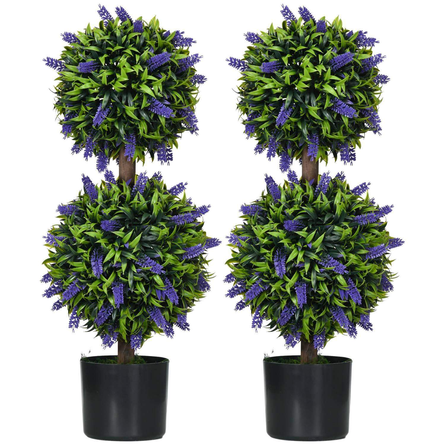 UV-bestandige kunstige planter i potter, 70 cm