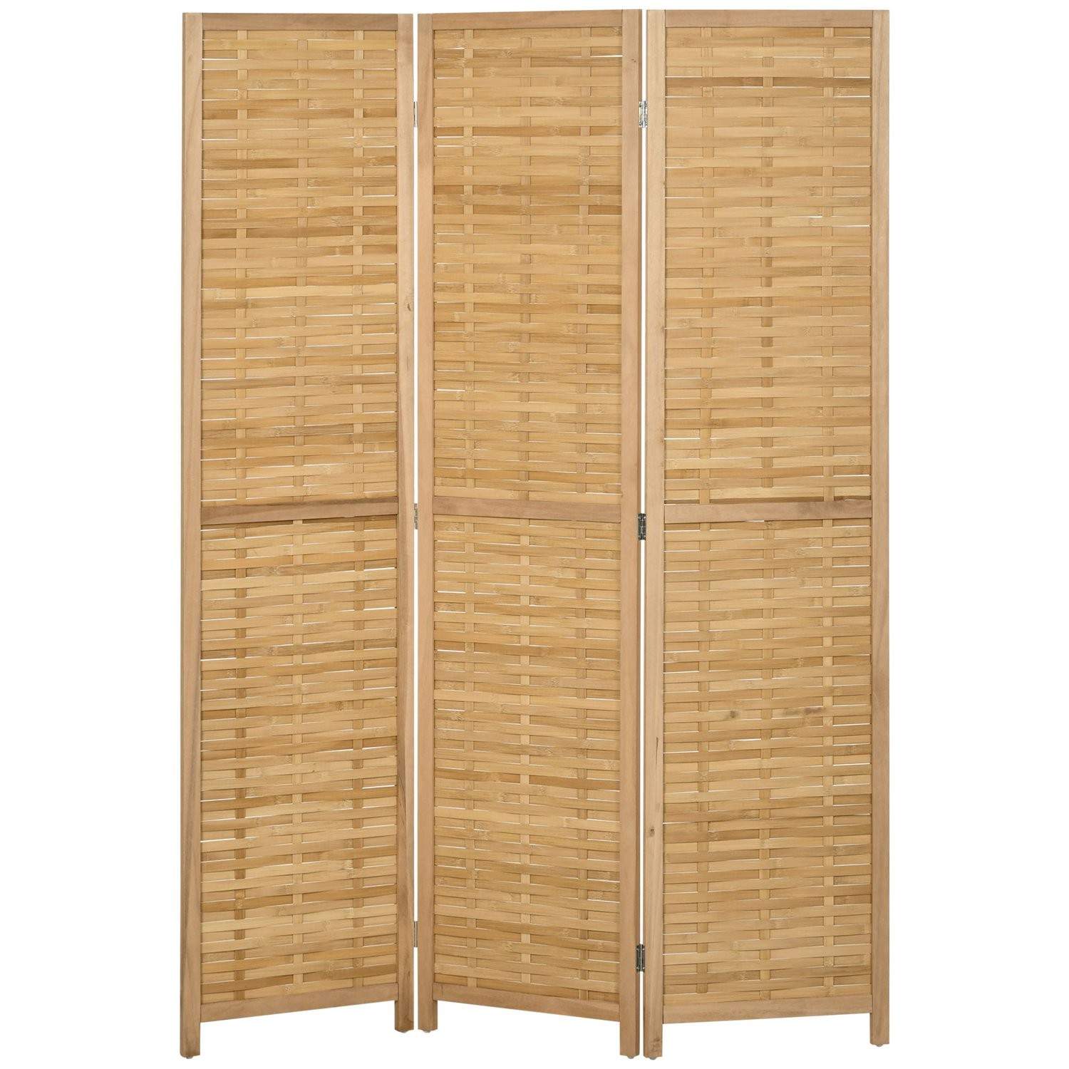 Sammenfoldelig bambus rumdeler, 120x170cm