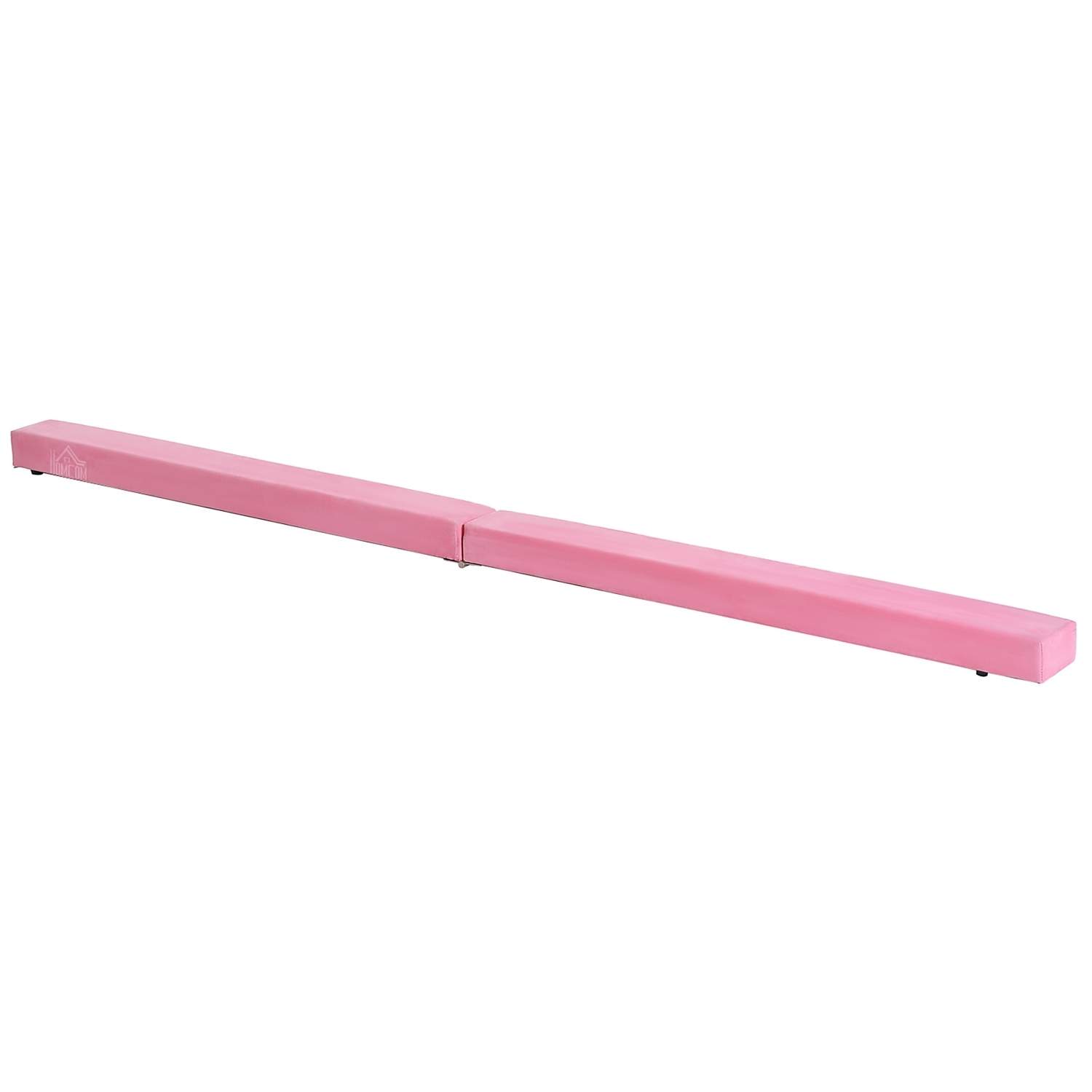 Foldbar pink balancebjælke 210 cm til gymnastik