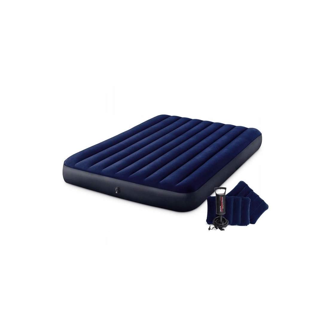 Sammetsmjuk dubbel uppblåsbar madrass 2P | Hem & Hobby | Pryloteket