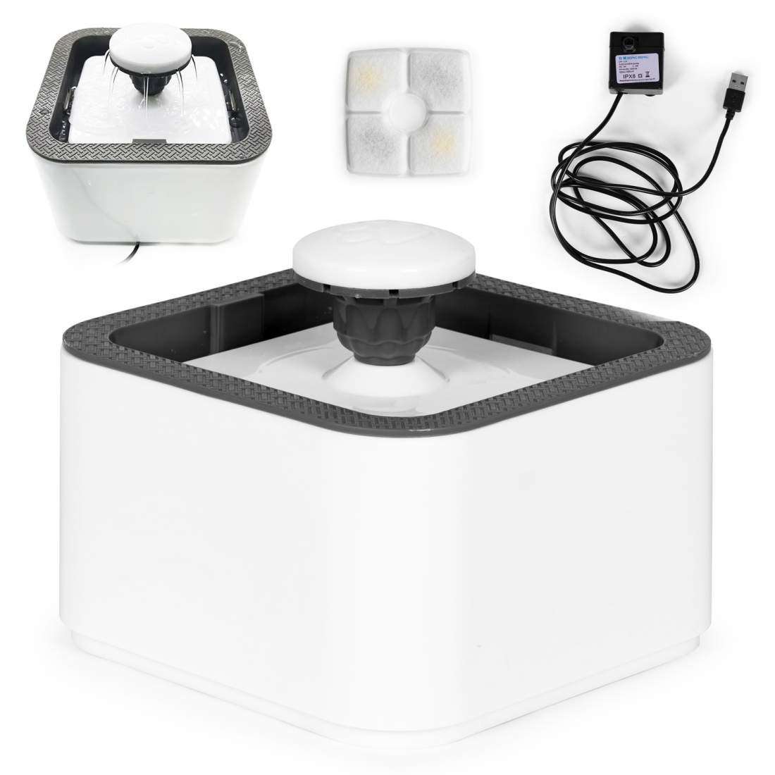 Vattenfontän för husdjur - Automatisk och tyst | Hem & Hobby - Husdjur | Pryloteket