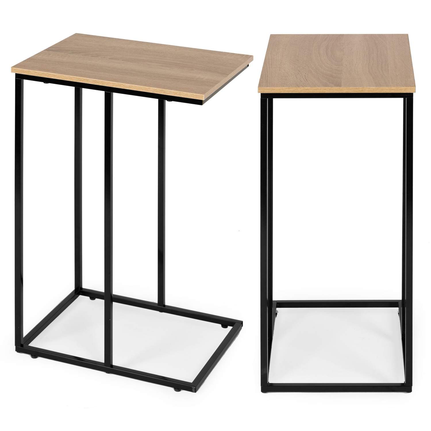 Mobilt sidobord för laptop med metallram | Hem & Hobby | Pryloteket