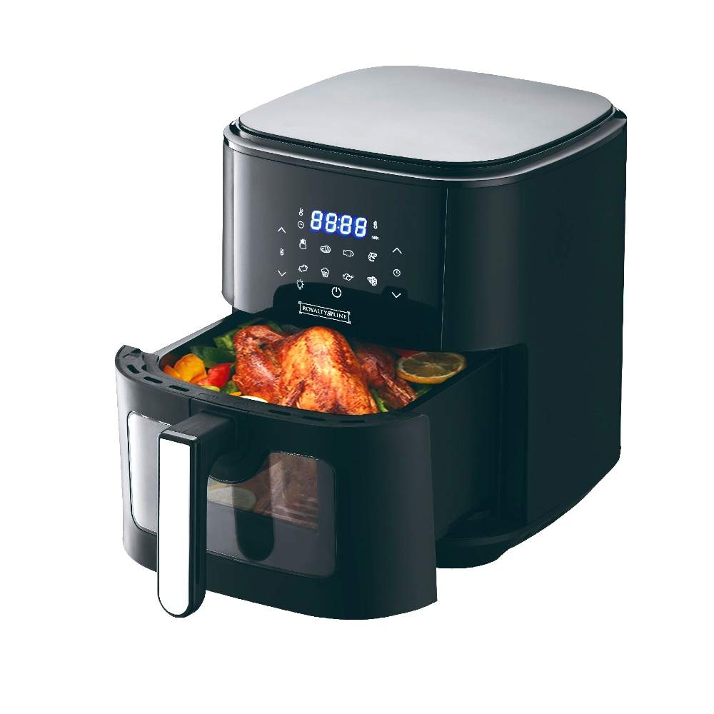 Airfryer 6,5L med digitalt display og vindue - 1500W