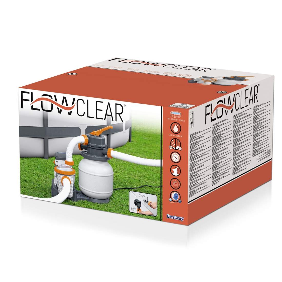 Flowclear Sandfilterpump 5678 L | Leksaker & Spel - Leksaker - Bad- & Vattenlek | Pryloteket