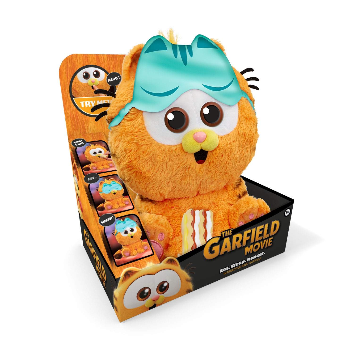 Animagic Baby Garfield Feature Plush