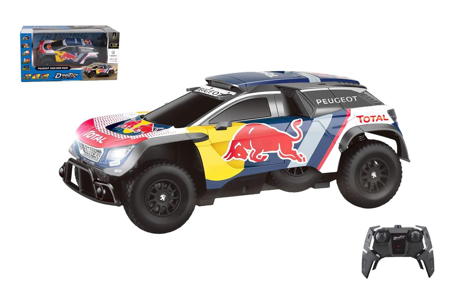 Dynatech Peugeot 3008Dkr Maxi Rc 1:16