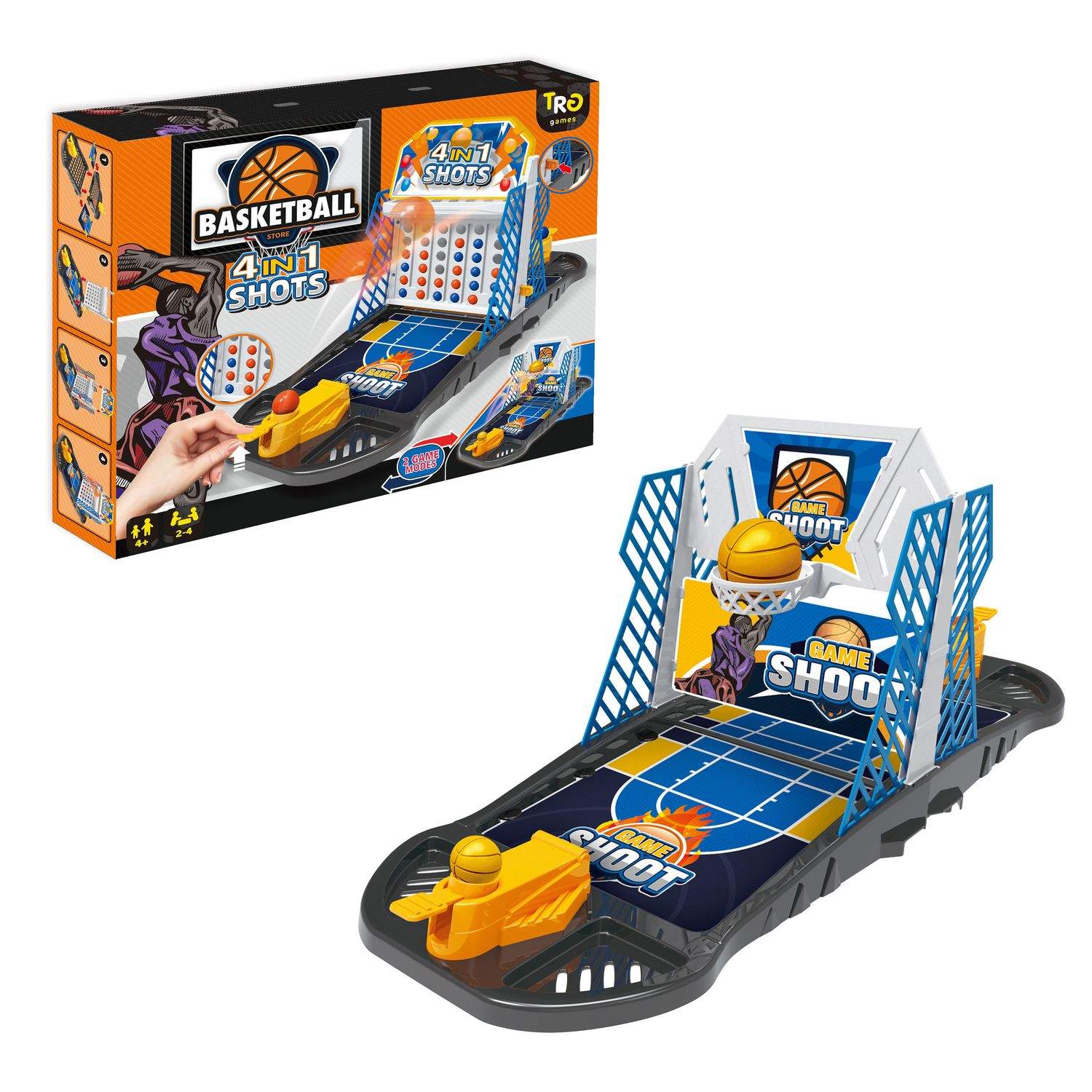 Tabletop 4 Basketball 4 In 1