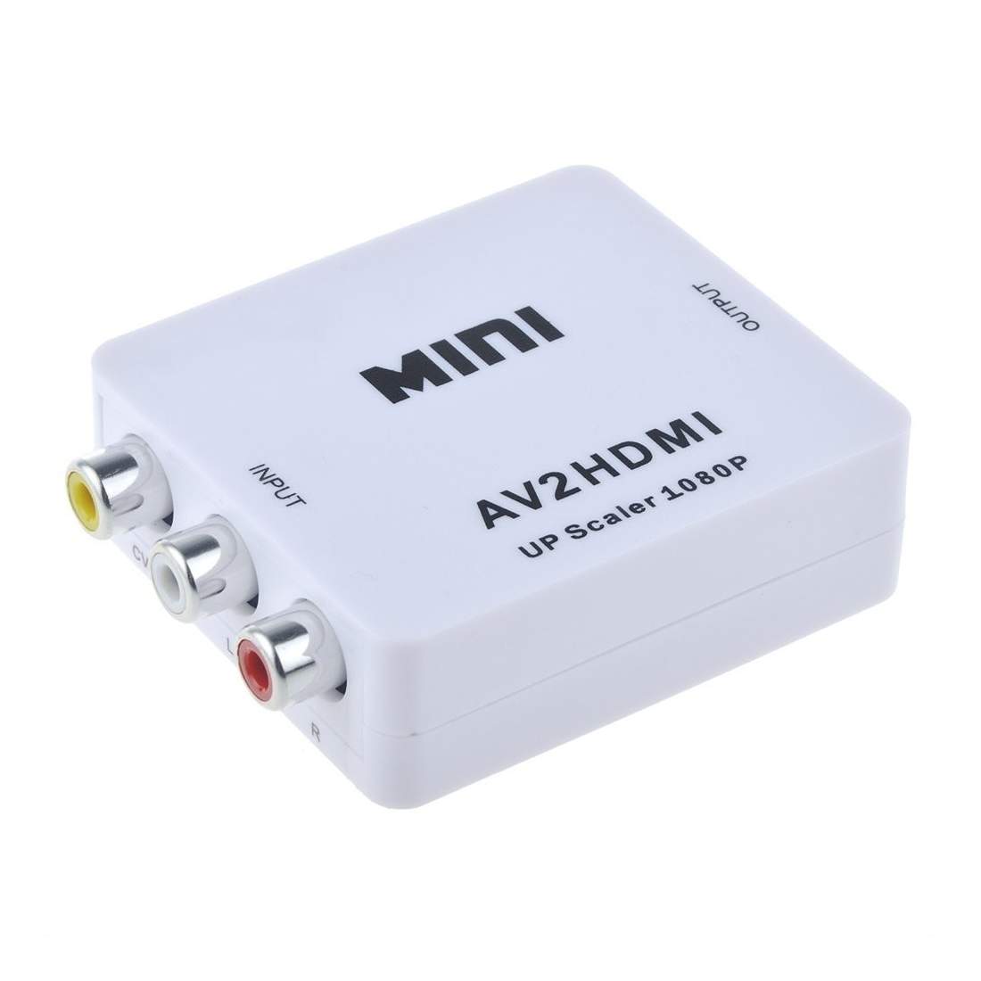 AV TILL 1080p HDMI Adapter - (3x RCA) NTSC / PAL Kompatibel | Elektronik - Kablar & Adaptrar - Adaptrar & Signalomvandlare | Pryloteket