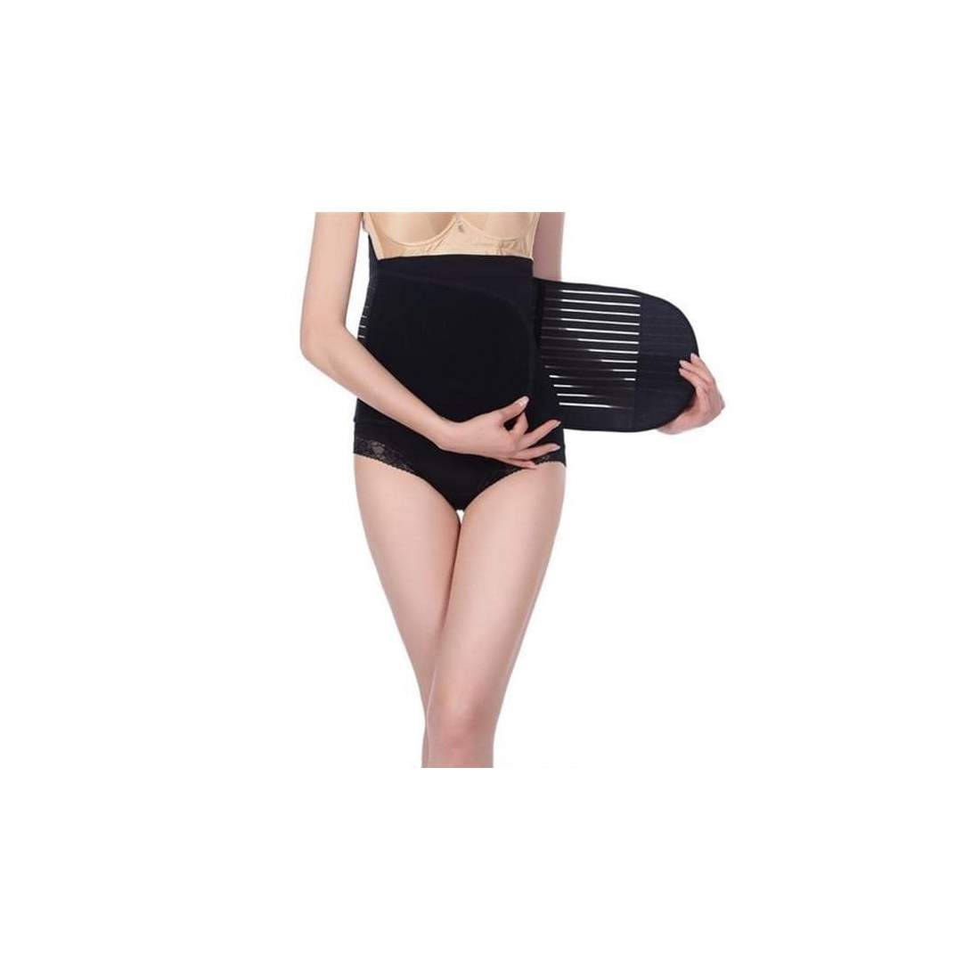 Effektiv Maggördel efter Förlossning & Graviditet - Svart | Hälsa & Skönhet - Personvård - Vård & Rehabilitering - Graviditet | Pryloteket