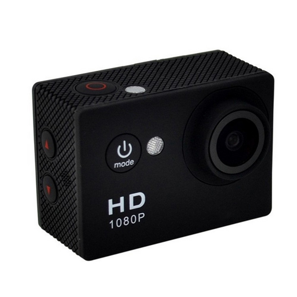 Sports Cam Full HD 1080p/720p Med tillbehör