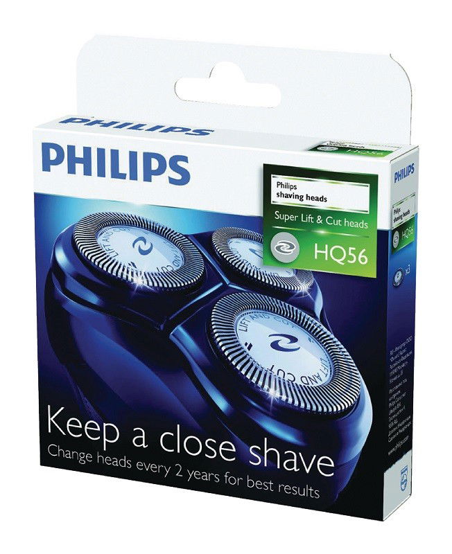 3-Pack Philips Rakhuvud HQ56 Series | Hälsa & Skönhet - Hårvård & Styling - Rakapparater & Trimmers | Pryloteket
