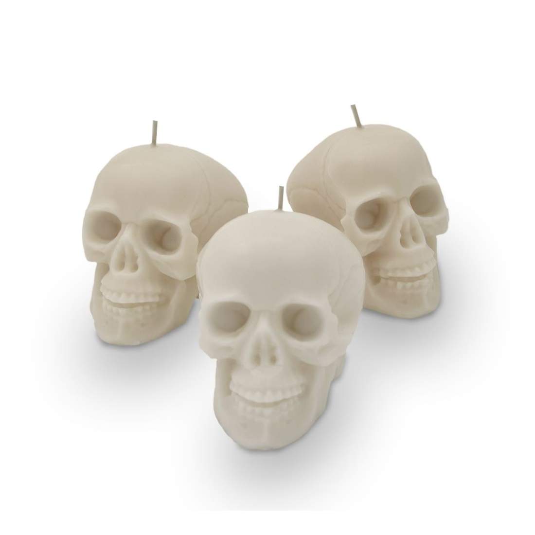 Dödskalleljus set | Hem & Hobby - Hem & Hushåll - Inredning & Dekoration - Bords- & Väggdekoration | Pryloteket